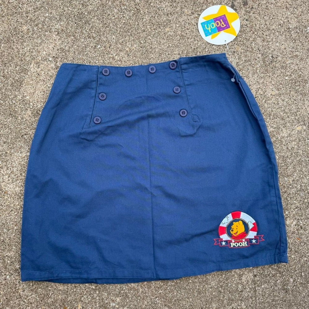 Vintage deadstock 90s Winnie the Pooh sailor skirt